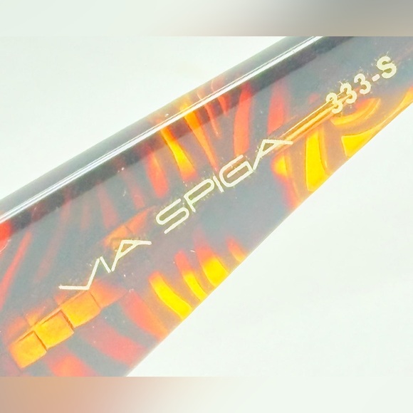 Via Spiga 333-S Tortoise Oval Sunglasses Frames Only - Picture 7 of 8